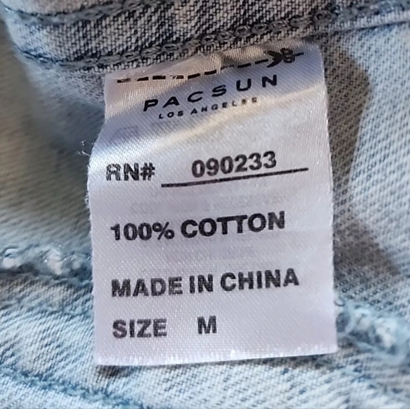 SOLD | Upcycled David Bowie Custom Denim Jean Jacket Distressed Bleached M - Picture 14 of 15